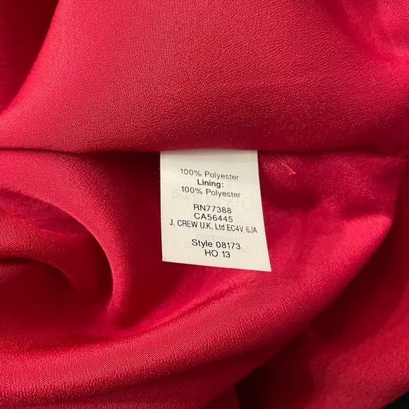 J. Crew Classic red dress, like new condition only worn once - Picture 9 of 13